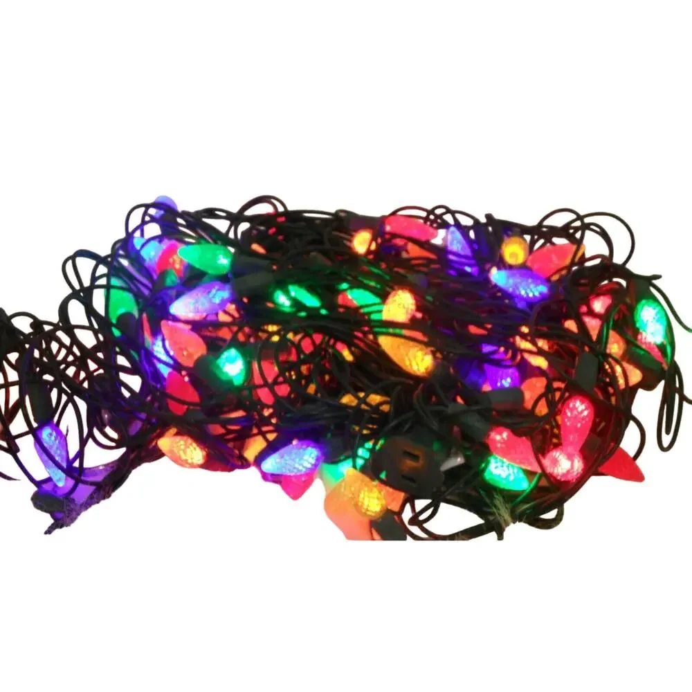 Holiday Time 25-Count C9 Multi-Color LED Christmas Light Set 14 Ft